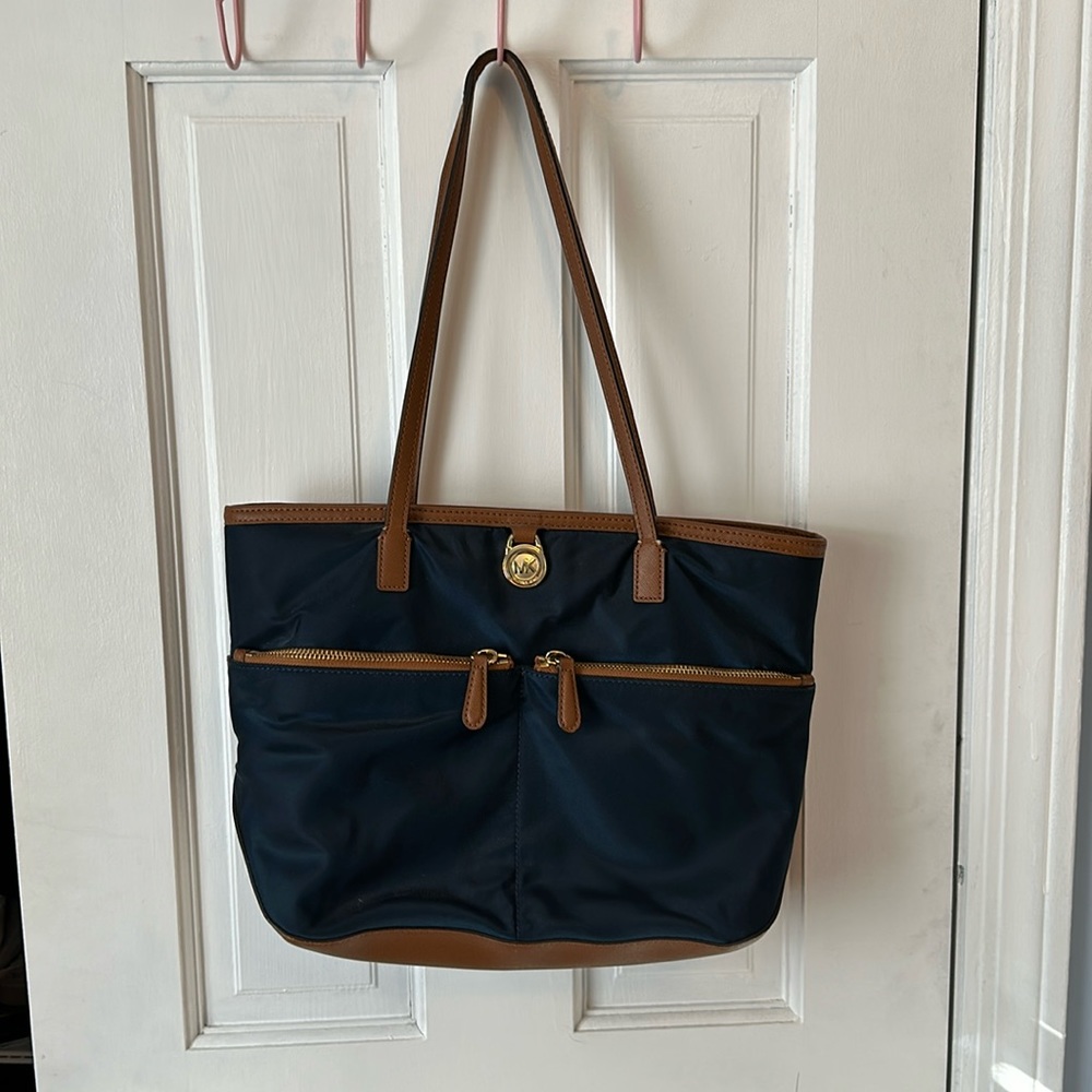 MK nylon shoulder bag